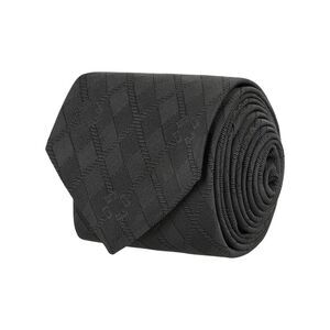 Givenchy 4G Monogram Argyle Silk Tie Mens